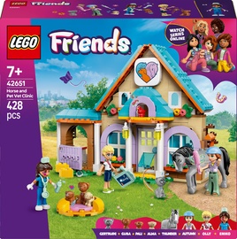 Konstruktor LEGO® Friends Hobuse- ja lemmikloomakliinik 42651, 428 tk