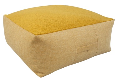 Пуф Home4you Lamb Bag, желтый, 80 см x 80 см x 30 см