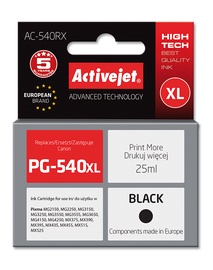 Printera kasetne ActiveJet Premium AC-540RX Cartridge, melna, 25 ml