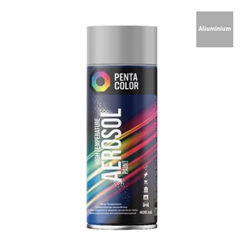 Aerozoliniai dažai Pentacolor High temperature, karščiui atsparūs, aliuminio pilka, 0.4 l