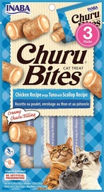 Kassimaius Inaba Churu Cat Bites Chicken Tuna Scallop, 0.03 kg