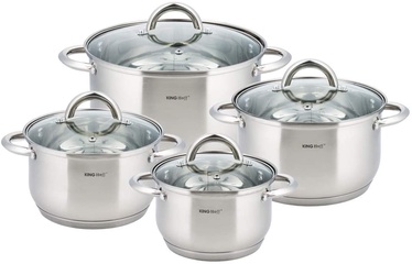 Katlu komplekts King Hoff KH-4448, 160 - 240 mm, 2.1 - 6.6 l, 4 gab.