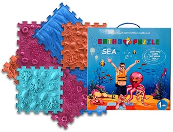 Puzle - paklājs Ortho Puzzle Sea, 102 cm x 52 cm, 8 gab.