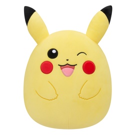 Mīkstā rotaļlieta Squishmallows Pokemon Winking Pikachu, dzeltena, 25 cm