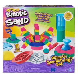 Kinētiskās smiltis Spin Master Ultimate Sandisfying Set 6067345, daudzkrāsaina, 907 g
