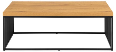 Kohvilaud Bendt Strington, pruun/must, 60 cm x 120 cm x 42 cm