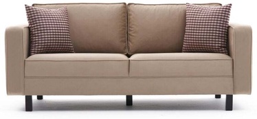 Diivan Hanah Home Kale Velvet, kreemjasvalge, 91 x 180 cm x 83 cm