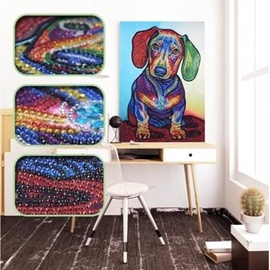 Mozaīka Norimpex Mandala 7D Sedentary Dachshund 1006600, daudzkrāsains