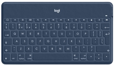 Klaviatūra Logitech Keys-To-Go EN, mėlyna, belaidė