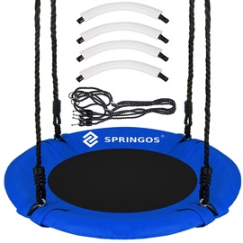 Качели-гнездо Springos Nest Swing, 70 см, синий/черный