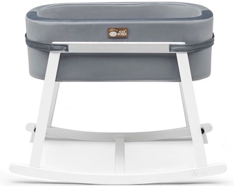 Люлька для младенцев Kalune Design Hier Cradle, белый/серый, 90 x 58 см