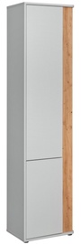 Гардероб ASM Vivero Typ 11, серый/дубовый, 49 см x 35 см x 198 см