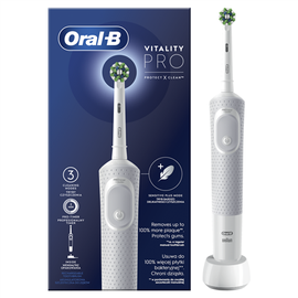 Электрическая зубная щетка Braun Vitality Pro, белый