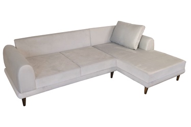 Kampinė sofa Atelier Del Sofa Nero, šviesiai pilka, dešininė, 160 x 250 cm x 78 cm