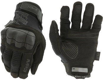 Рабочие перчатки перчатки Mechanix Wear M-Pact 3 Covert MP3-55-009, текстиль/искусственная кожа/этиленвинилацетат (eva), черный, M, 2 шт.
