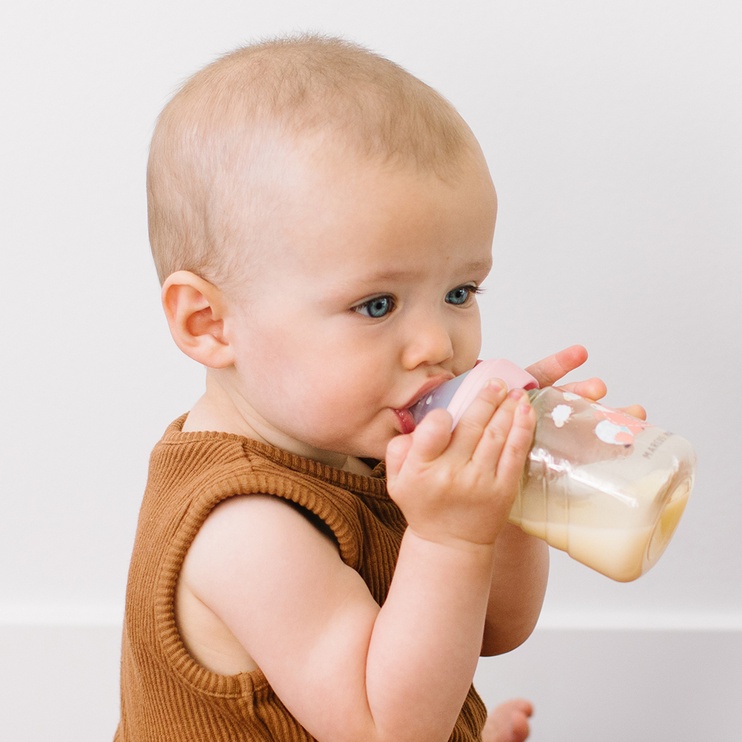 Детская поилка Marcus & Marcus PPSU Transition Feeding Bottle Pokey, 180 мл, 0 мес.