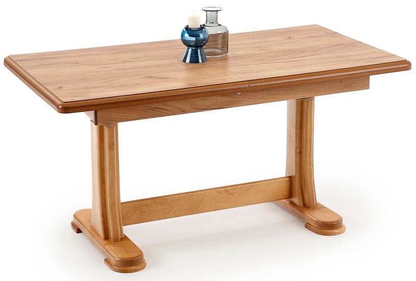 Журнальный столик Tymon 2, дубовый, 125 - 164 см x 65 см x 60 - 72 см