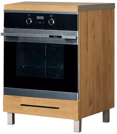 Apakšējais virtuves skapītis Bodzio Bellona KBE60ZP-DSC, ozola, 600 mm x 600 mm x 860 mm