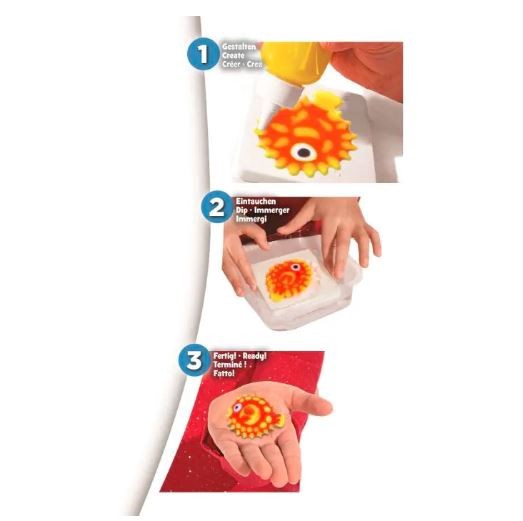 Gēla figūru izgatavošanas komplekts Simba Aqua Gelz 106322450026, daudzkrāsaina
