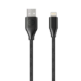 Kabelis Forever Core Classic, Lightning/USB, 1.5 m, juoda