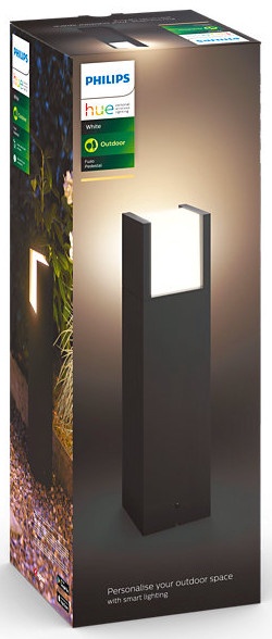 Умное освещение Philips Hue Fuzo, 9.1Вт, LED, IP44, черный, 10 см x 40 см