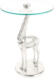 Журнальный столик Kayoom Animality 225, серебристый, 40 см x 40 см x 58 см