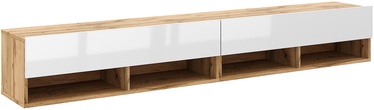 TV-laud Derby, valge/pruunikas, 32.8 cm x 200 cm x 31 cm