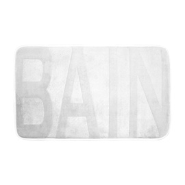 Vannitoa põrandamatt Douceur Bain, valge, 450 mm x 750 mm