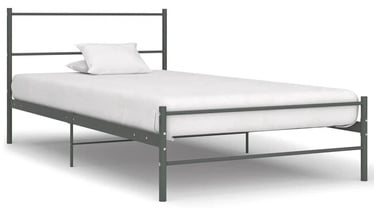 Кровать VLX Metal 286493, 205 x 97 cm, серый (поврежденная упаковка)