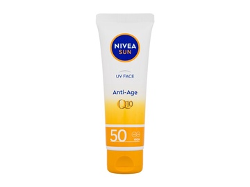 Krēms saules aizsardzībai Nivea Sun UV Face Q10 SPF50, 50 ml