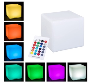 Lampa LED CUBE RGB 17822S, 7W, LED, IP44, balta