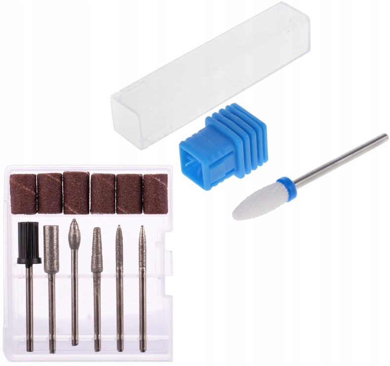 Elektriskais manikīra un pedikīra komplekts Professional Nail Cutter, rozā