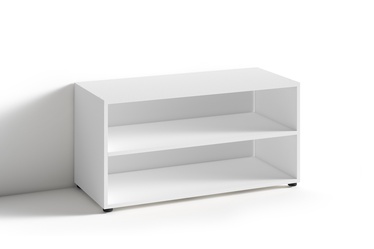 TV galds Domoletti Vancouver 85321, balta, 90 cm x 39 cm x 45 cm