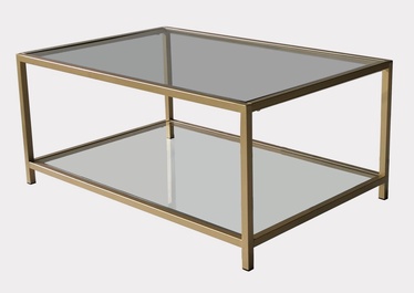 Kafijas galdiņš Kalune Design Astro, zelta, 900 mm x 600 mm x 400 mm