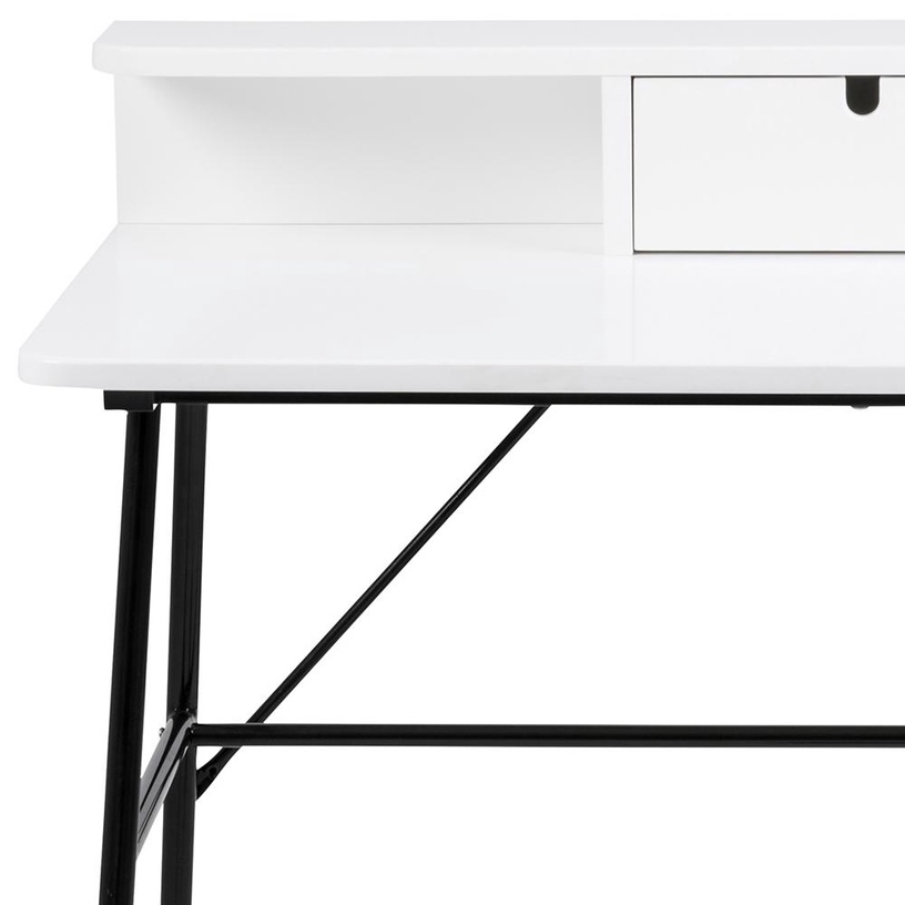 Письменный cтолы Home4you Pascal AC72288, белый/черный