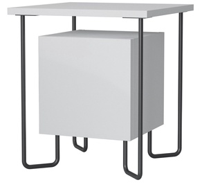 Ночной столик Kalune Design Acres, белый, 40 x 40 x 45 см
