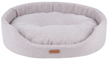 Guļvieta mājdzīvniekiem Amiplay Montana Oval XXL, bēša, 860 mm x 760 mm