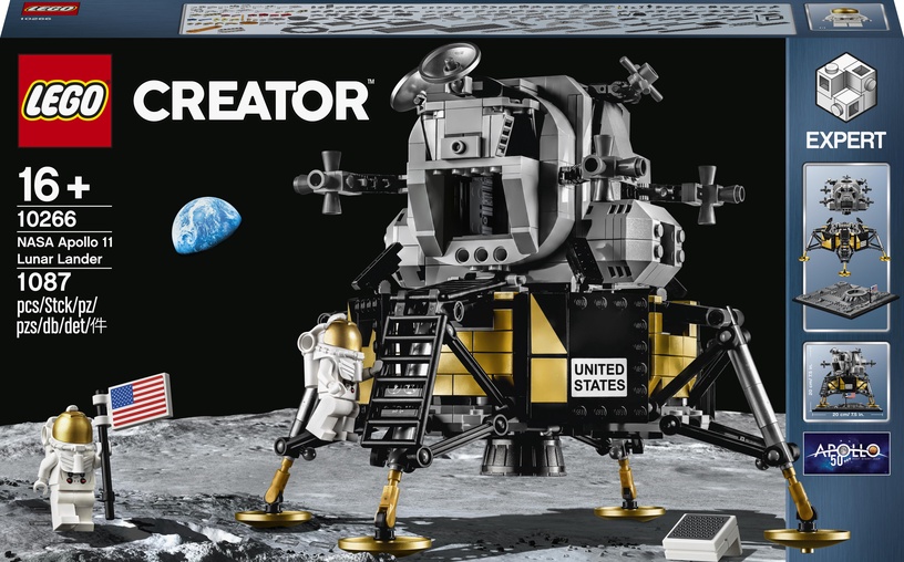 Konstruktors LEGO Creator NASA Apollo 11 Lunar Lander 10266, 1087 gab.