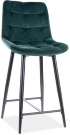 Барный стул Signal Meble Chic H-2 Velvet 78, матовый, зеленый