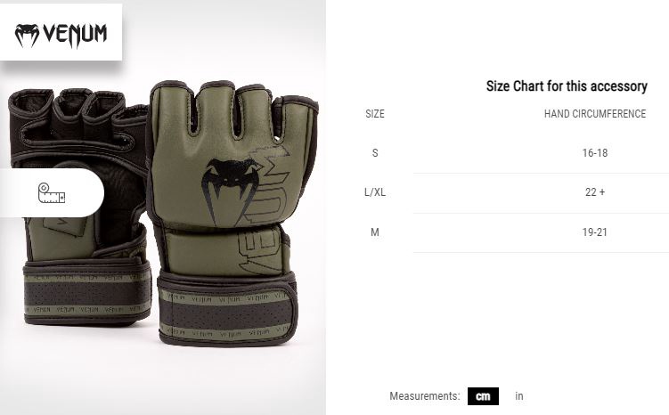 MMA cimdi Venum Impact 2.0, melna/haki, L/XL