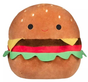 Mīkstā rotaļlieta HappyJoe Squishmellow Burger, brūna/daudzkrāsaina, 20 cm