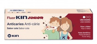Zobu pasta KIN Fluor Junior Anticaries, 75 ml