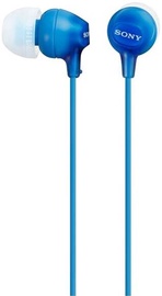 Laidinės ausinės Sony MDR-EX15LP, mėlyna