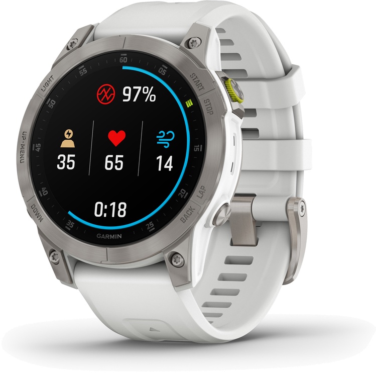 Nutikell Garmin epix™ (Gen 2) Sapphire, valge