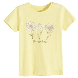 T-krekls pavasaris/vasara, meitenēm Cool Club CCG2811318, dzeltena, 128 cm