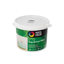 Emaliniai dažai Pentacolor Aquamel, matinis, 3 kg, tamsiai ruda