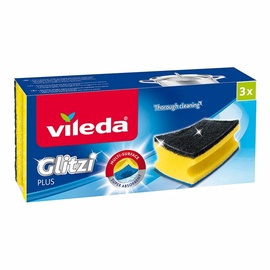 Губка для чистки Vileda VILE09691G, черный, 3 шт.