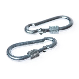 Karabiin Haushalt ZP, 2DD, tsingitud, metallisulam, 7 cm, Ø 0.7 cm, 2 tk