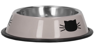 Bļoda dzīvniekiem Springos Metal Bowl, 0.150 l, 15.5 cm x 15.5 cm