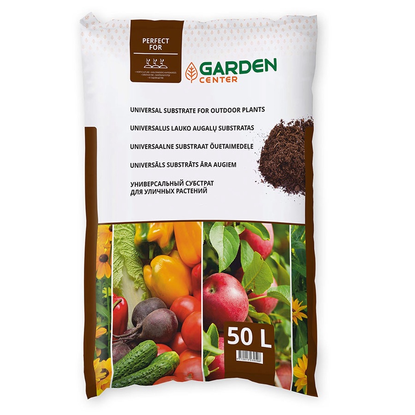 Turbasubstraat universaalne/õuetaimedele Garden Center, 50 l